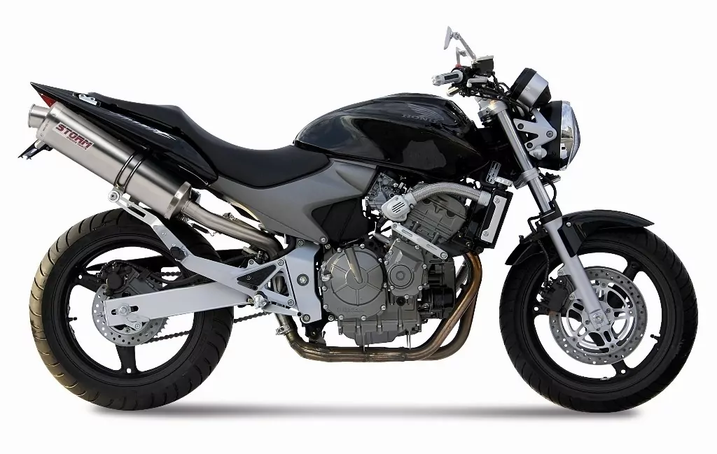 Storm By MIVV OVAL Edelstahl Honda Hornet 600´03/06