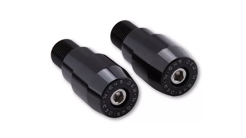 HIGHSIDER pro Handlebar Ends Black M16x1.5 Yamaha (Pair)