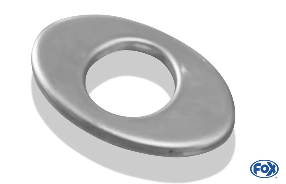 Deckel für Endrohr oval  140x90mm - Loch: 50mm