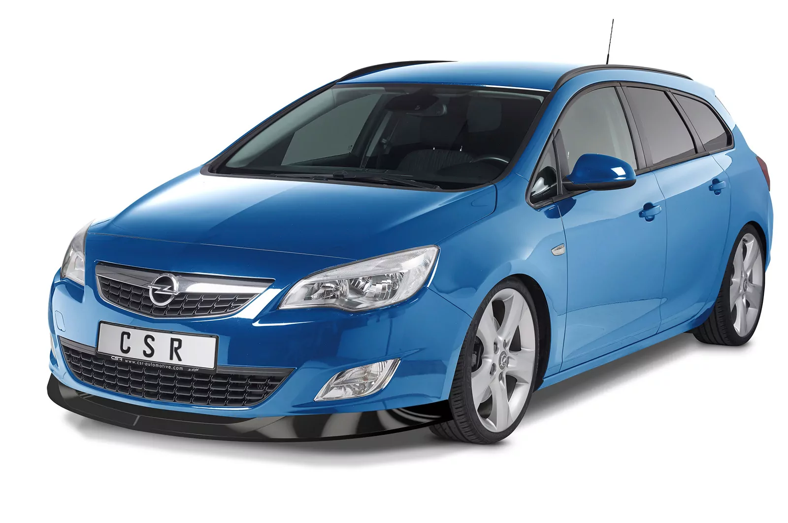 Cup-Spoilerlippe mit ABE für Opel Astra J CSL447 Strukturiert (schwarz matt)