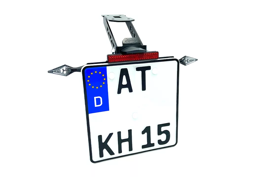 Kennzeichenhalter für Kawasaki Z1000SX ab Modelljahr 2011 / Ninja 1000SX ab Modelljahr 2020