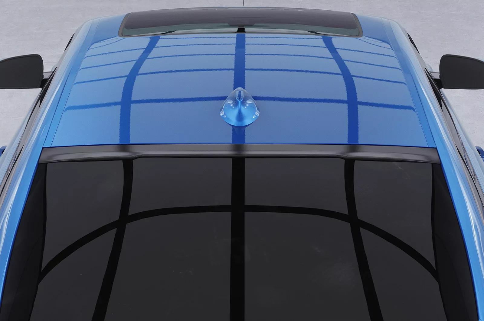 Heckscheibenblende für BMW 4er F36 Gran Coupe HSB114 Schwarz Strukturiert