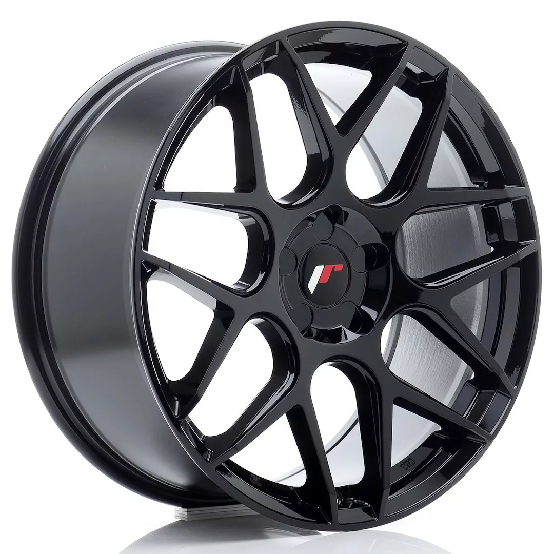 JR Wheels JR18 19x8,5 ET20-45 5H Blank Glossy Black