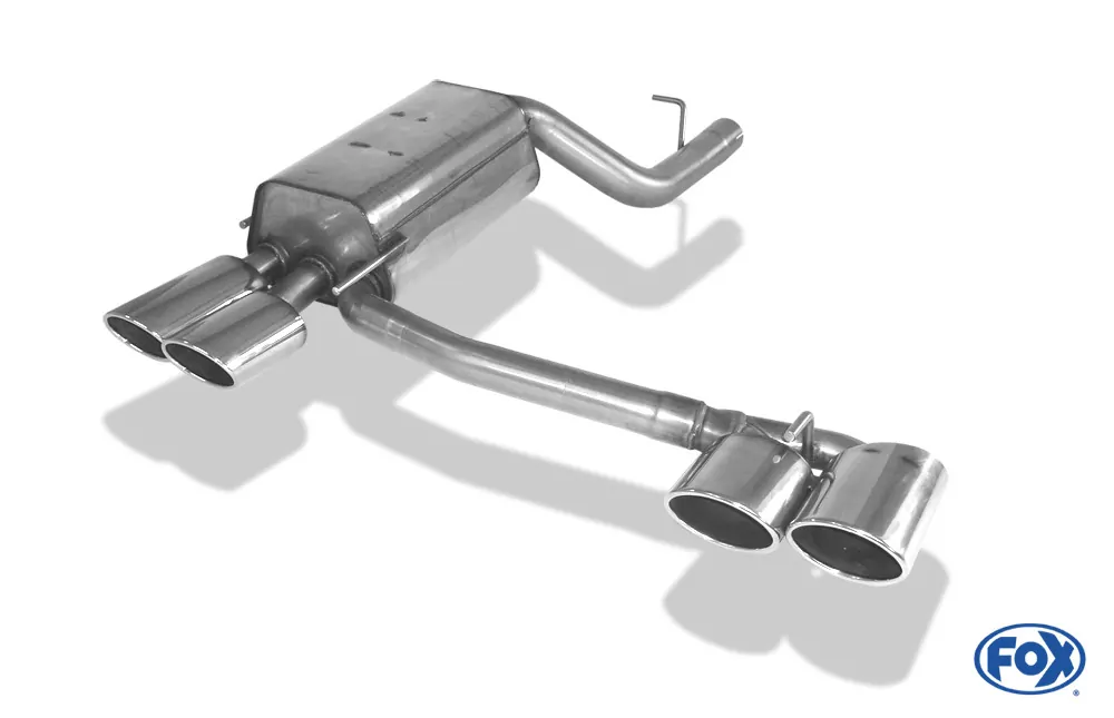 Mercedes CLK Typ 209 Cabrio & Coupe  Endschalldämpfer Ausgang rechts/links Ø70mm - 2x115x85 Typ 32 rechts/links