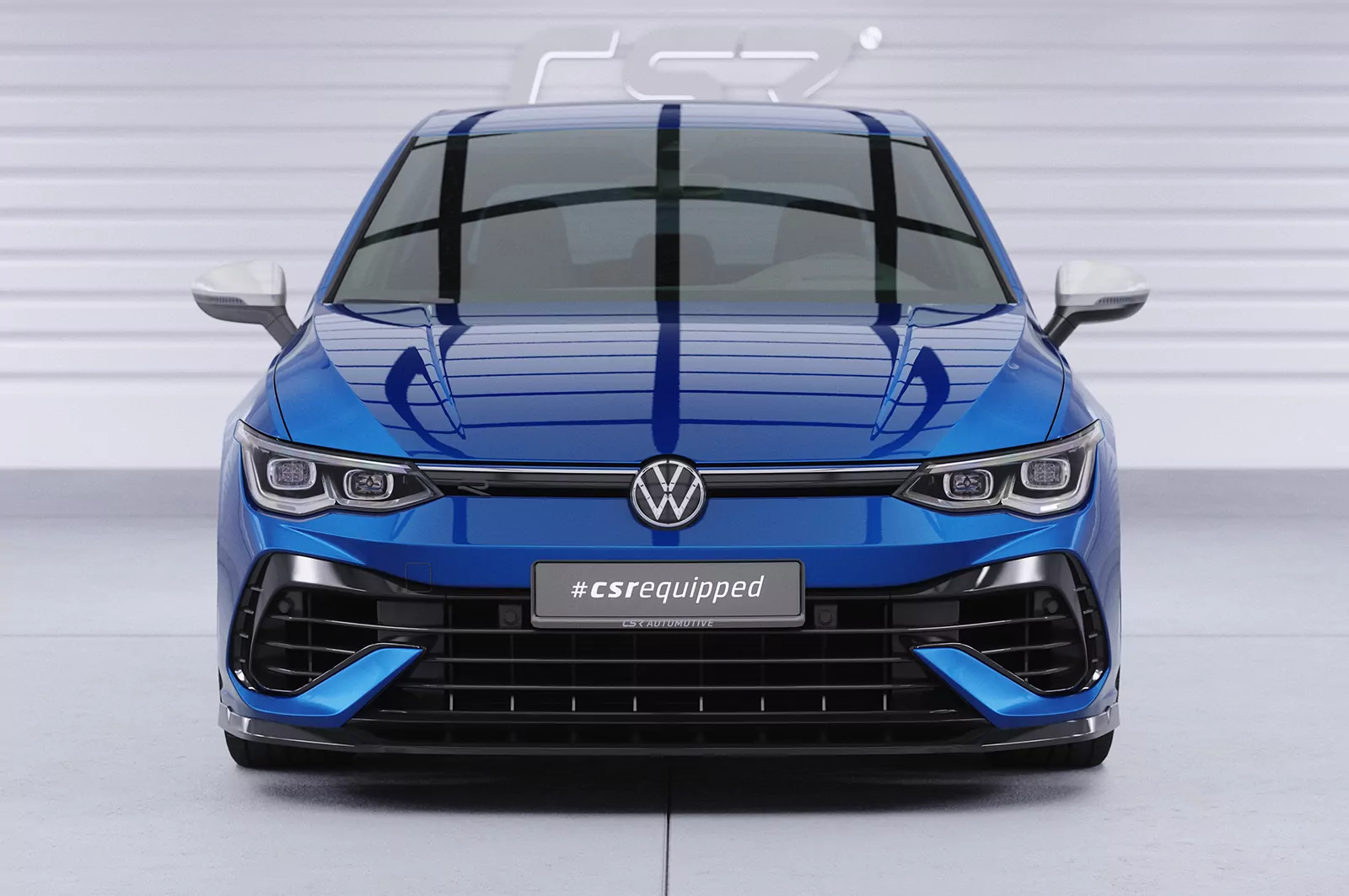 Cup-Spoilerlippe mit ABE für VW Golf 8 (CD) R CSL618 Schwarz Strukturiert