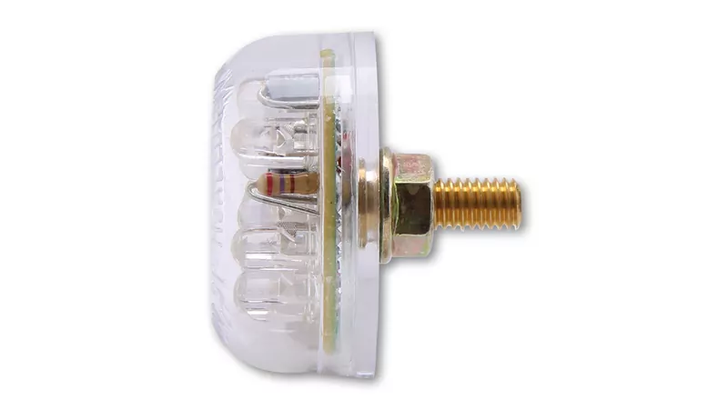 SHIN YO Disc LED Rücklicht Klarglas, E-Geprüft, E-Geprüft (1Stck)