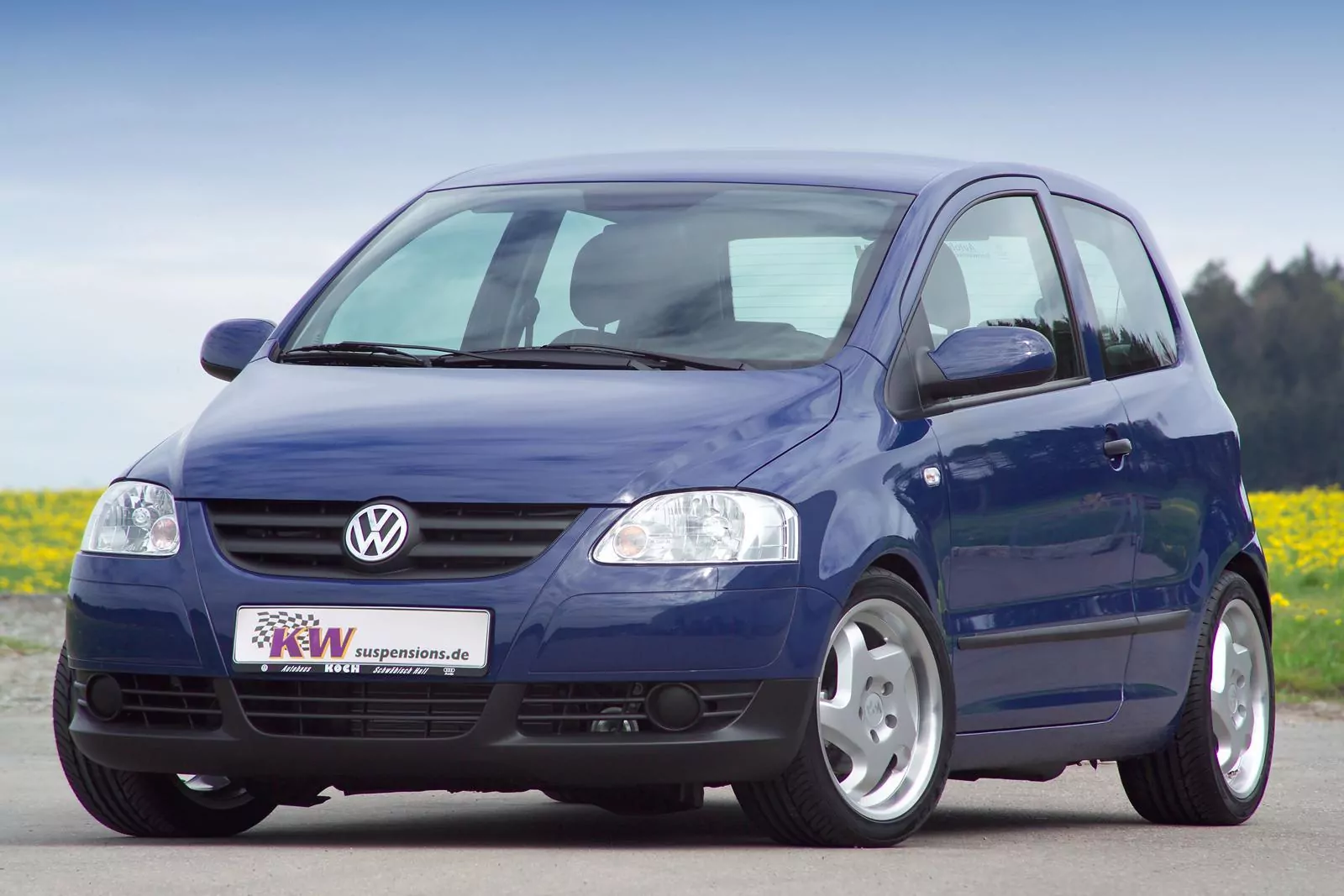 KW Gewindefahrwerk V1 inox VW FOX (5Z, 5Z1, 5Z3) 08/2003-10/2015