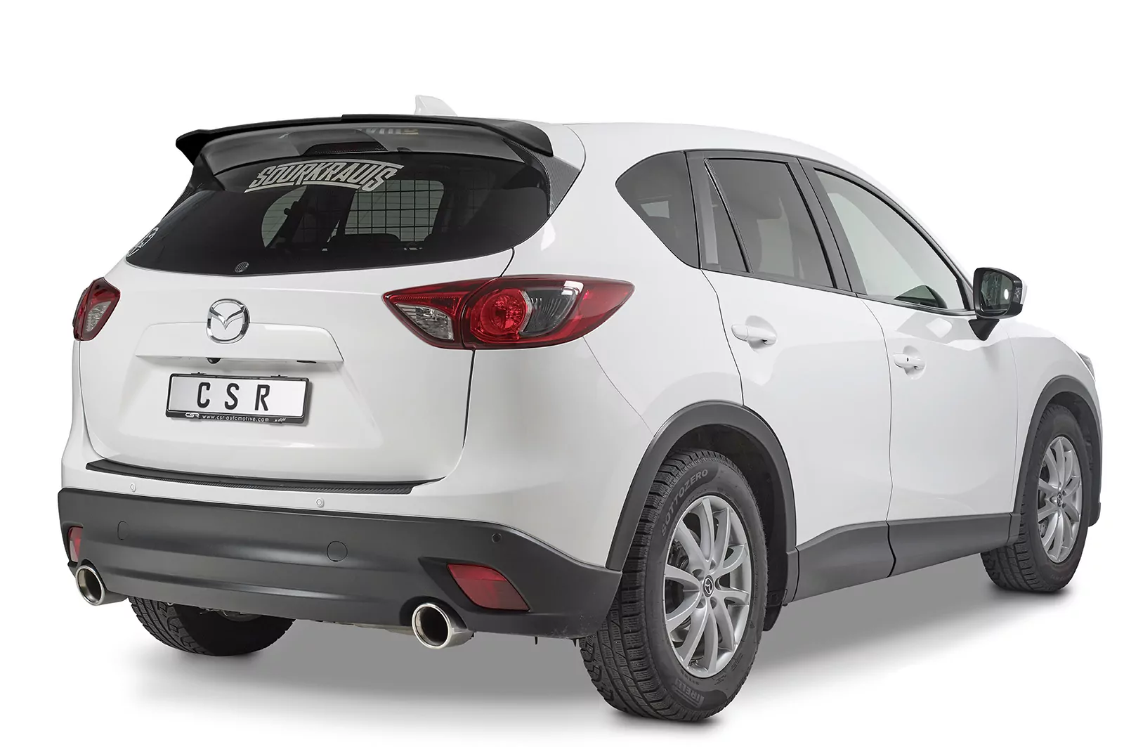 Heckflügel mit ABE für Mazda CX-5 (KE) HF698-M Carbon Look (matt)