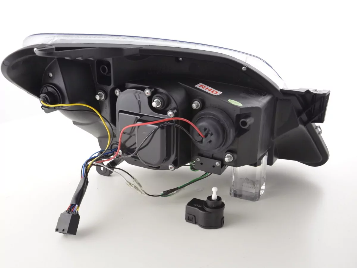 Scheinwerfer Set Daylight LED TFL-Optik Opel Astra H Bj. 04-10 chrom für Rechtslenker