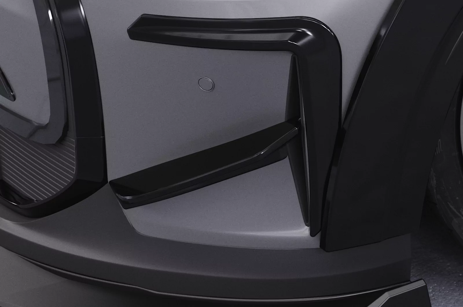 Airintakes für Mini F55 / F56 / F57 AI033 Schwarz Strukturiert