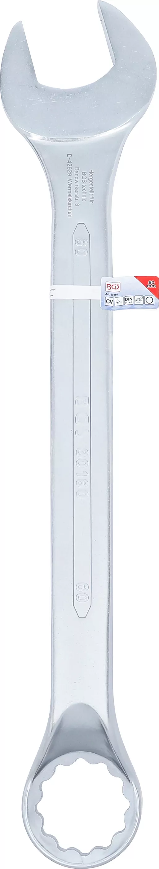 Maul-Ringschlüssel, gekröpft | SW 60 mm