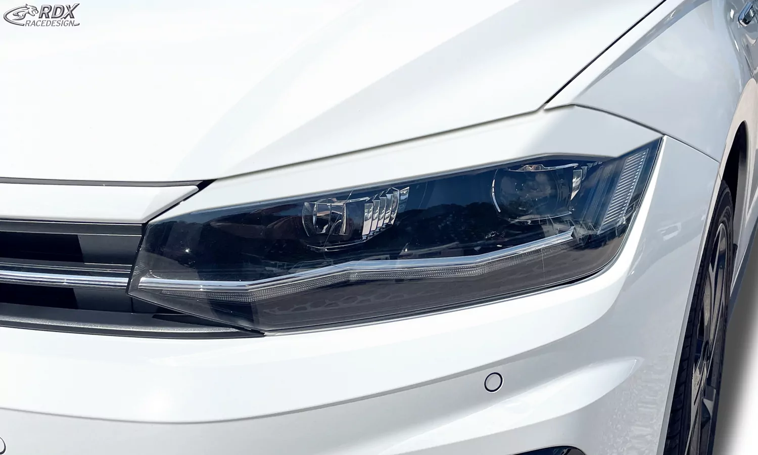 RDX Scheinwerferblenden für VW Polo 2G AW (2017+) Böser Blick