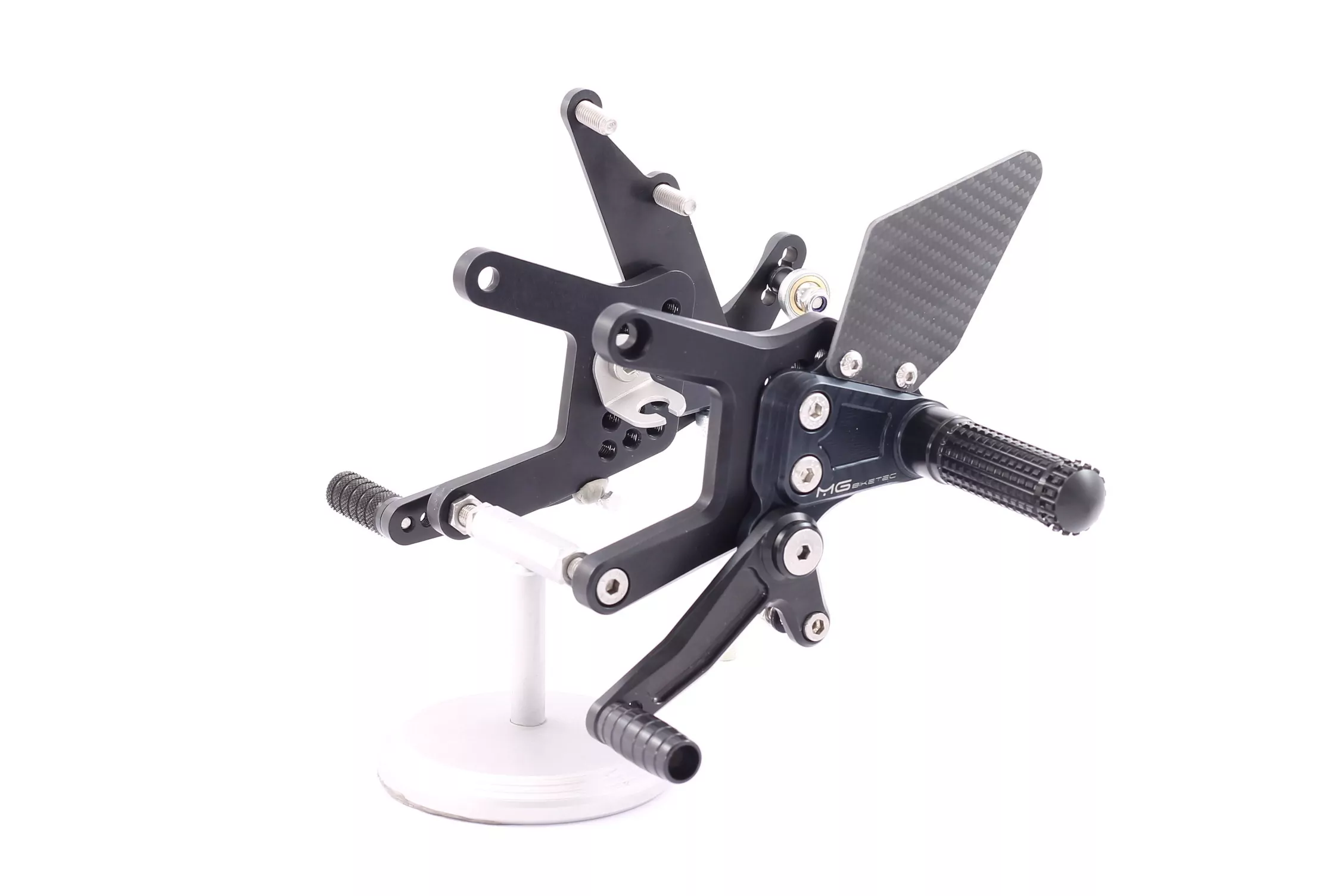 MG Biketec Sportfussrastenanlage / Rastenanlage / Fußrastenanlage mit ABE, gültig in D - A - CH für Kawasaki ZX-6R ab 2009