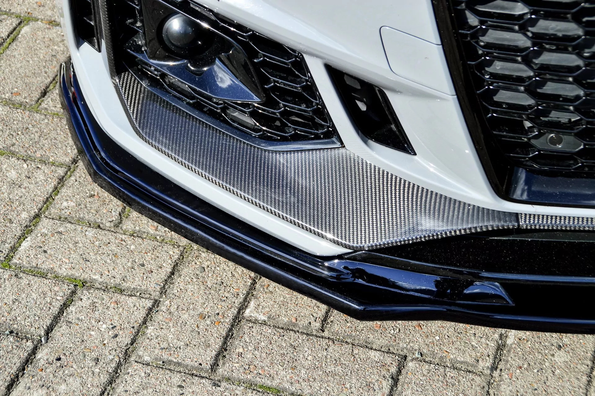 Cup Frontspoilerlippe für Audi RS4 B9 Bj. 2015-2020