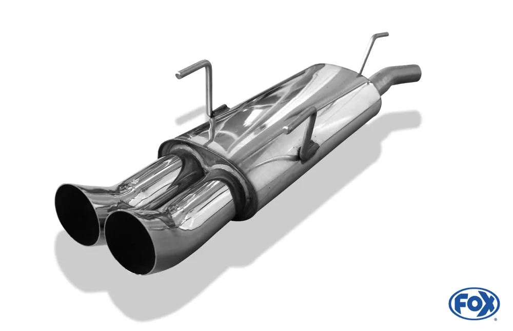 Opel Astra F Caravan  Endschalldämpfer 3-Punkt-Aufhängung - 2x76 Typ 18
