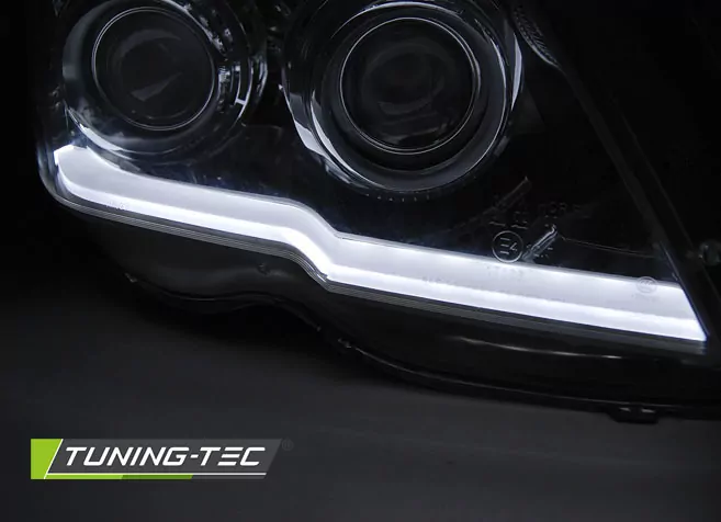 HEADLIGHTS TUBE LIGHT BLACK fits MERCEDES GLK X204 06.08-08.12