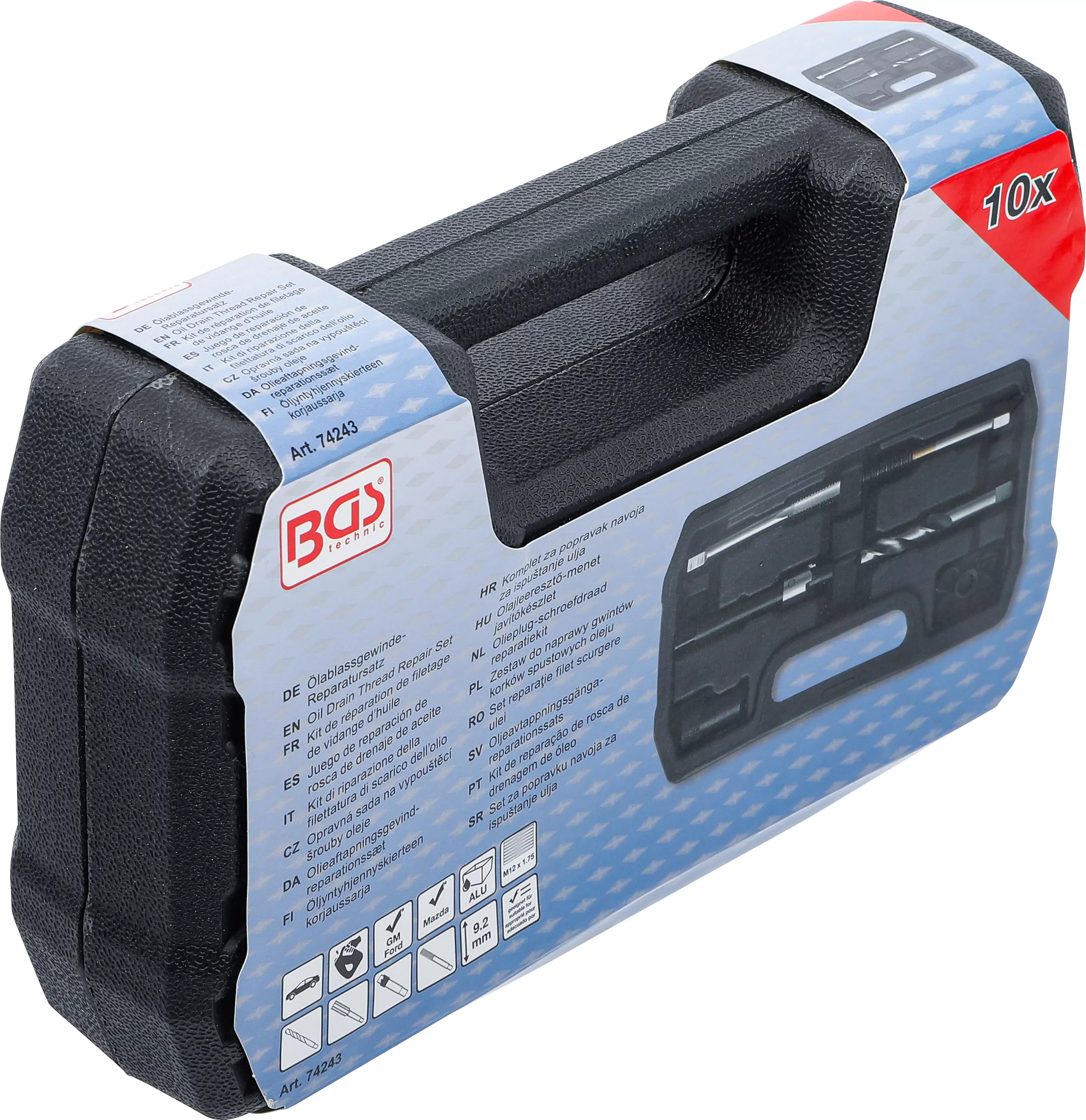 Reparatursatz für Öl-Ablass-Gewinde | für Aluminium-Ölwannen | M12 x 1,75 mm