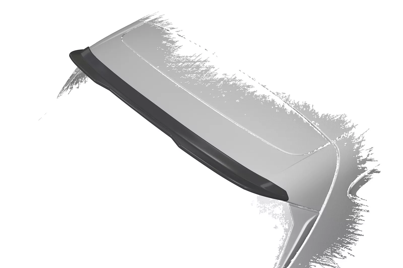 Heckflügel mit ABE für Ford Fiesta MK8 HF822-M Carbon Look (matt)