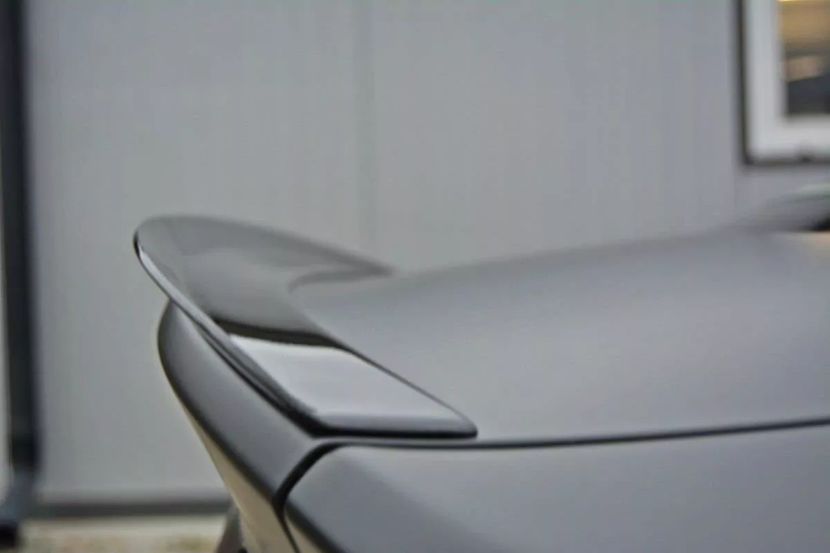 Spoiler CAP Passend Für Passend Für ASTON MARTIN V8 VANTAGE Schwarz Hochglanz Schwarz Hochglanz