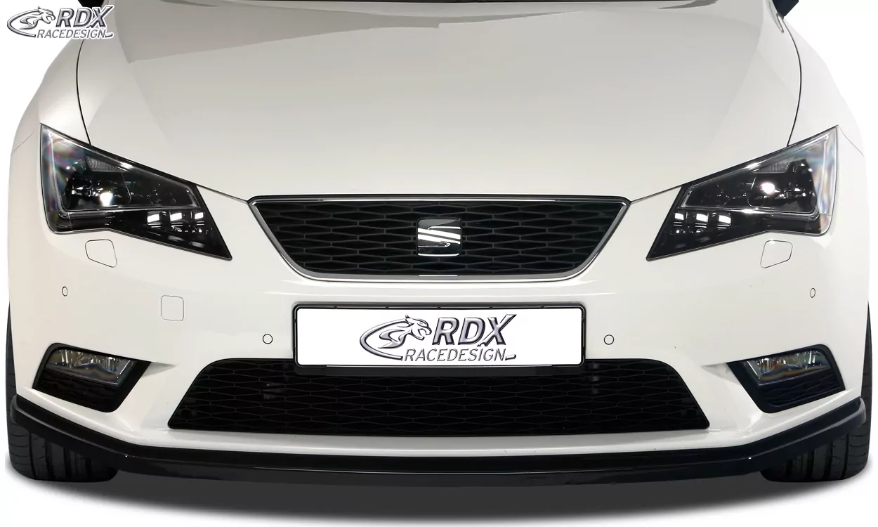 RDX Frontspoiler für SEAT Leon 5F / Leon 5F SC / Leon 5F ST Frontlippe Front Ansatz Vorne Spoilerlippe Schwert