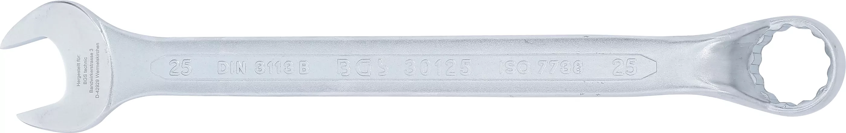 Maul-Ringschlüssel, gekröpft | SW 25 mm