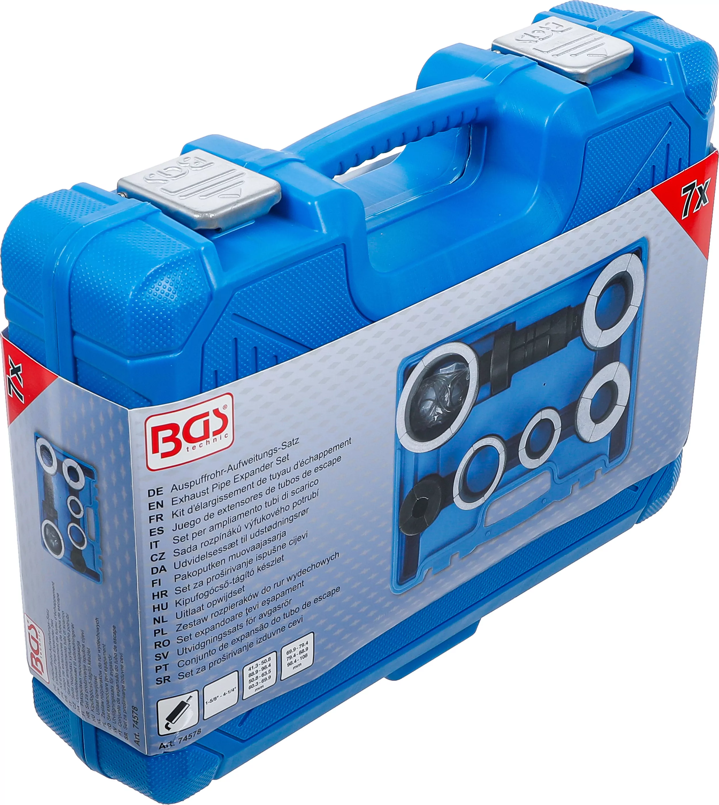 Auspuffrohr-Aufweitungs-Satz | 7-tlg.