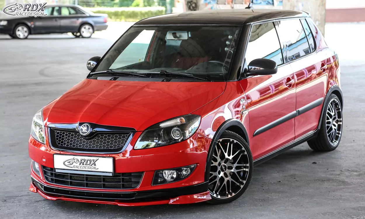 RDX Frontspoiler VARIO-X für SKODA Fabia 2 Typ 5J 2010+ Monte Carlo Frontlippe Front Ansatz Vorne Spoilerlippe