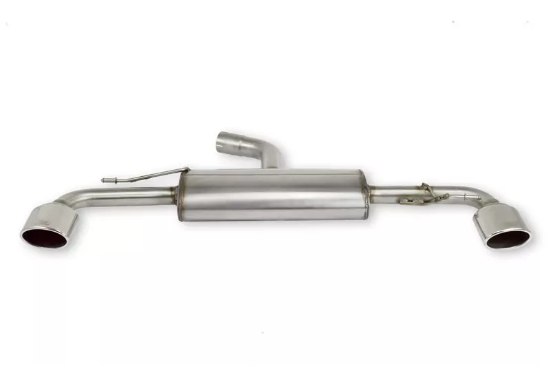 Ulter Sportauspuff für Volkswagen Scirocco III R look 2008-2018 2 Duplex Endrohre oval 120×80