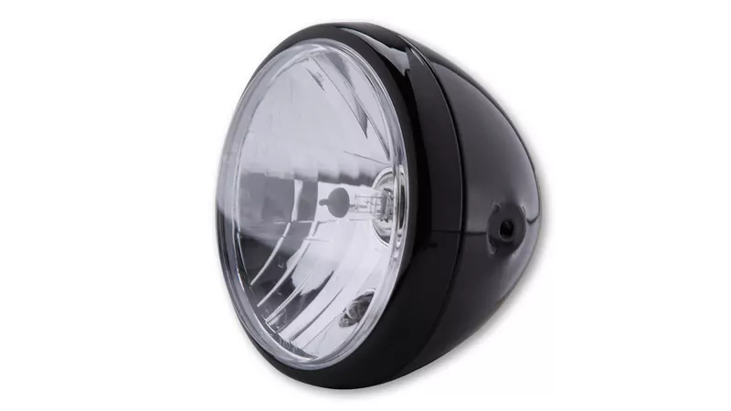 SHIN YO 7 Zoll Scheinwerfer Reno Schwarz glänzend