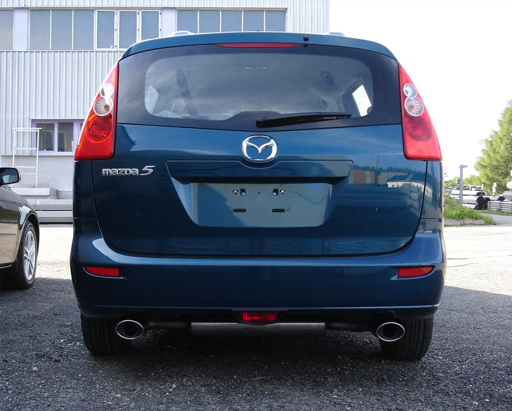 Mazda 5 - CR1  Endschalldämpfer quer Ausgang rechts/links - 115x85 Typ 32 rechts/links