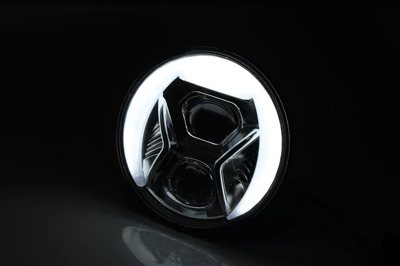 HIGHSIDER 7 Zoll LED Hauptscheinwerfereinsatz TYP 8 E-geprüft