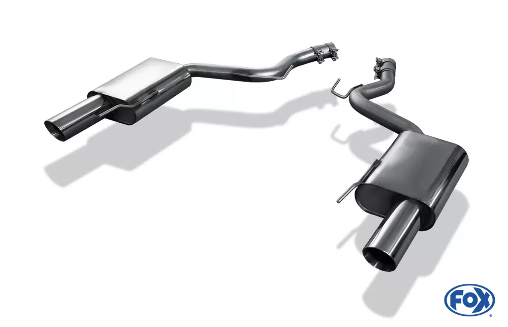 Ford Mustang Coupe & Cabrio - 4-Zylinder  Endschalldämpfer rechts/links - 1x100 Typ 25 rechts/links