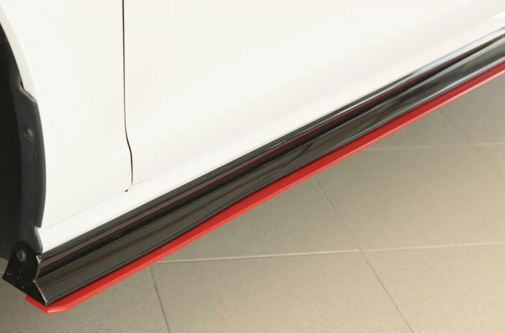 Rieger Seitenschwelleransatz für VW Golf 7 GTI-TCR | 5-tür. 01.19- für orig. GTI-TCR - Seitenschweller