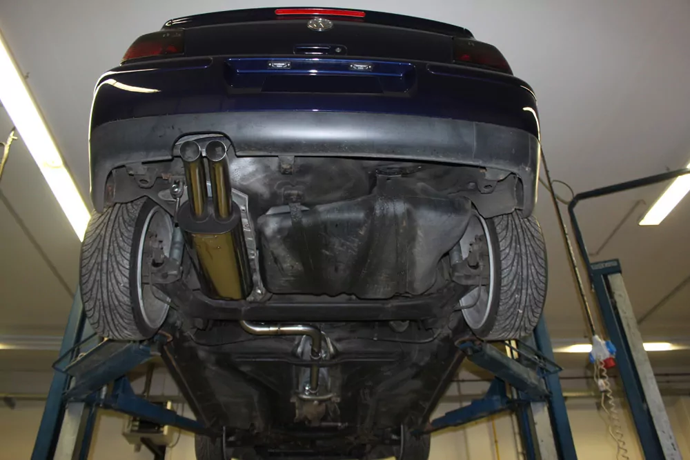 VW Golf IV Cabriolet  Endschalldämpfer - 2x63 Typ 28