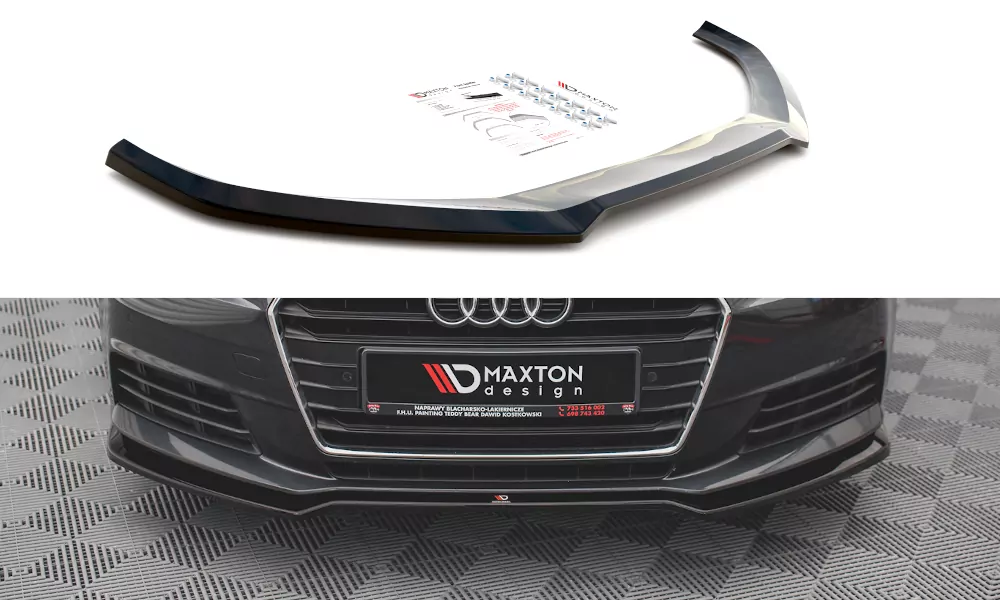 Street+ Spoilerlippe Front Ansatz V.2 Passend Für Audi A4 B9 