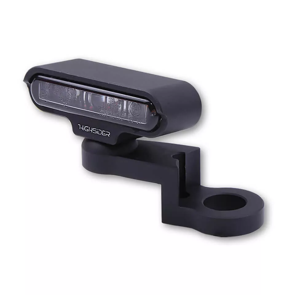 HIGHSIDER pro Type 2 CNC Mounting LED Indicator Black/Translucent E-Approved (Pair)