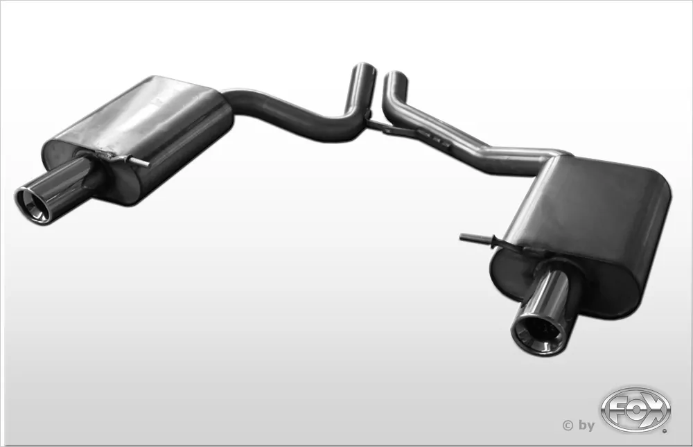 Audi S4 B6  Endschalldämpfer rechts/links - 1x100 Typ 17 rechts/links
