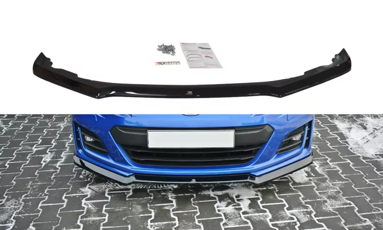 Front Ansatz Passend Für V.2 Passend Für SUBARU BRZ FL Schwarz Hochglanz Schwarz Hochglanz