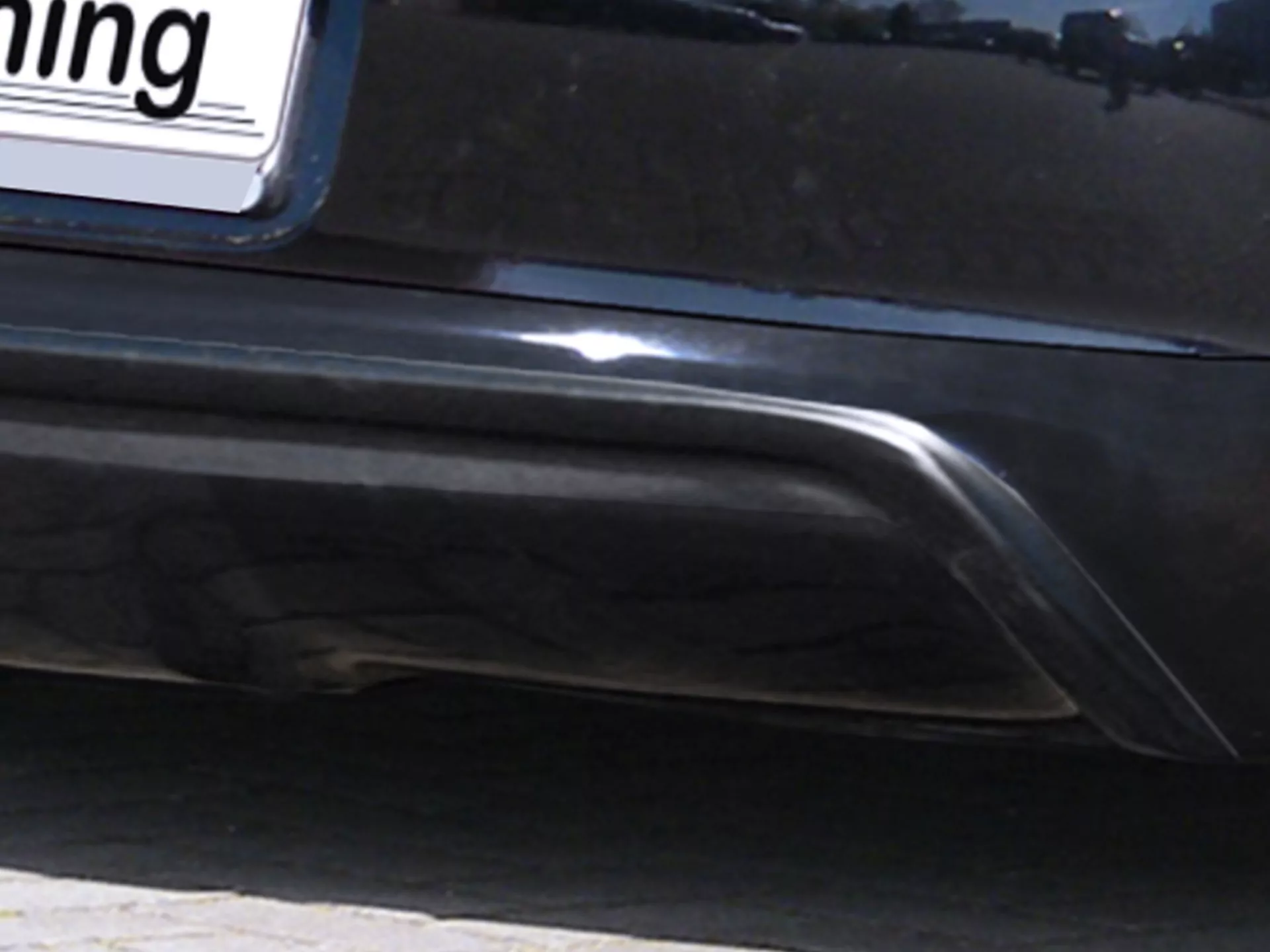 Heckansatz Golf 6 Limousine im R-Look für VW Golf 6 1K