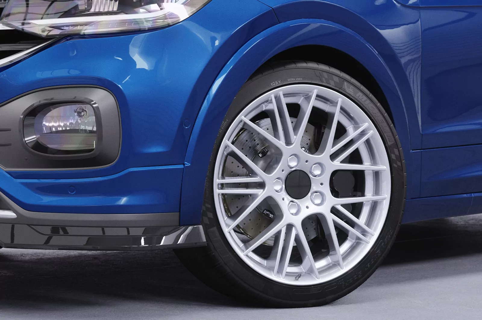 Kotflügelverbreiterung hinten für VW T-Cross C1 VB024