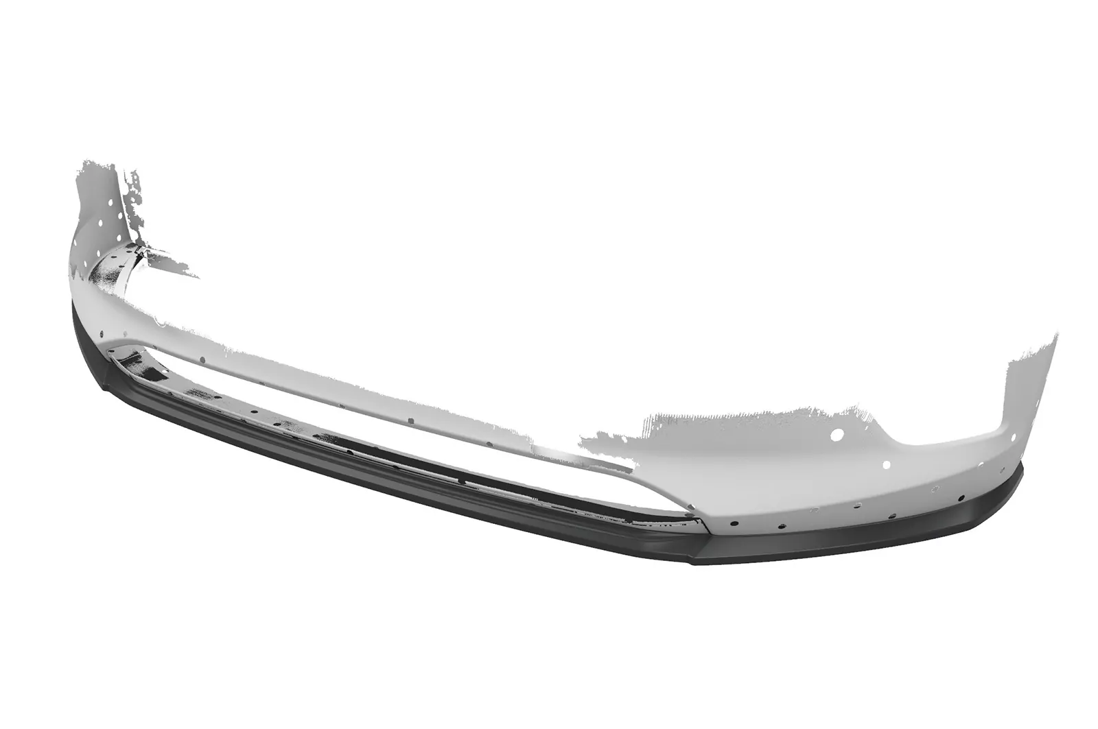 Cup-Spoilerlippe mit ABE für Hyundai Ioniq CSL594 Schwarz Strukturiert