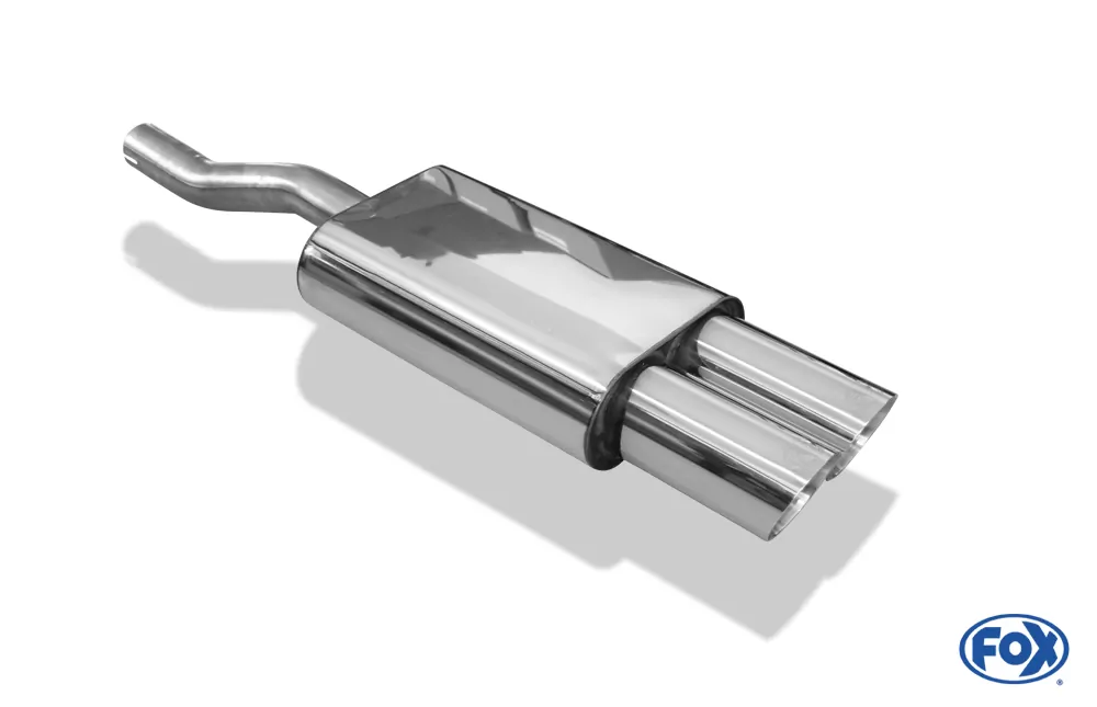 Mini Cooper S - F56 & F57  Endschalldämpfer Ausgang mittig - 2x100 Typ 25