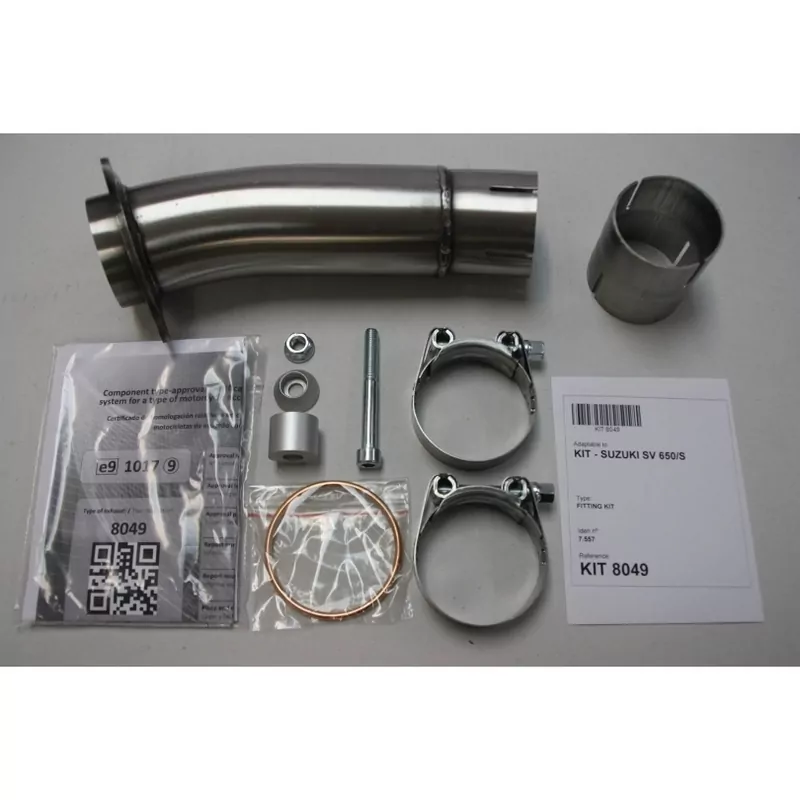 IXIL Hexoval Xtrem Silencer Stainless Steel / Aluminium Black - Suzuki SV 650/S - OS8049VSE