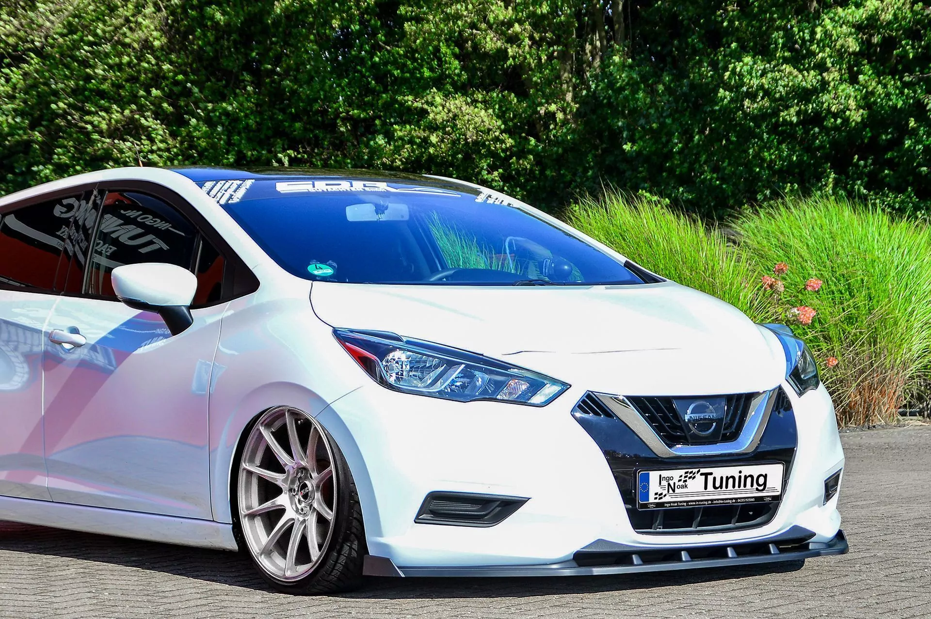 Frontspoilerlippe Cuplippe mit Wings für Nissan Micra 5 K14