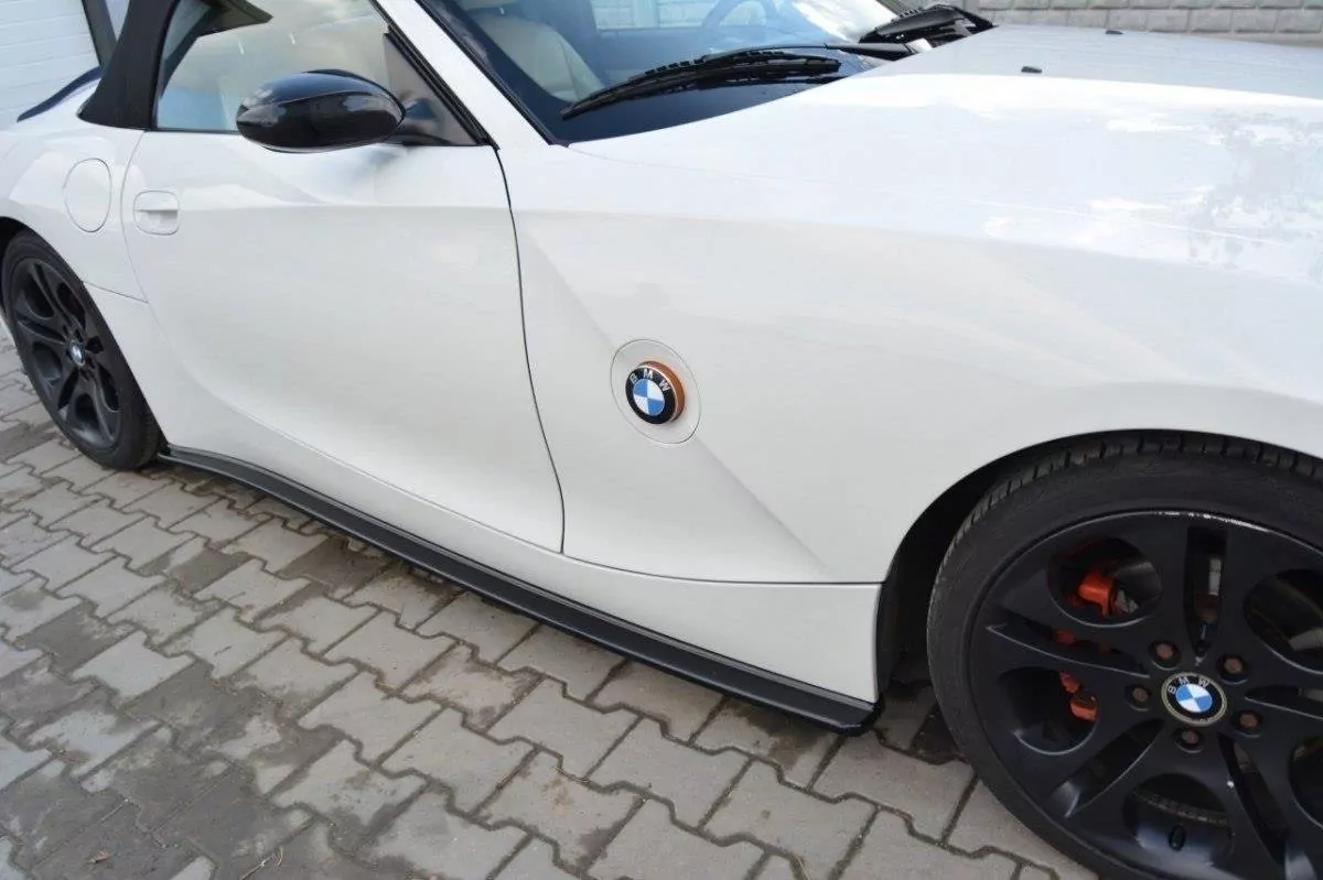 Seitenschweller Ansatz Passend Für Passend Für BMW Z4 E85 / E86 Vor FL Schwarz Hochglanz Schwarz Hochglanz