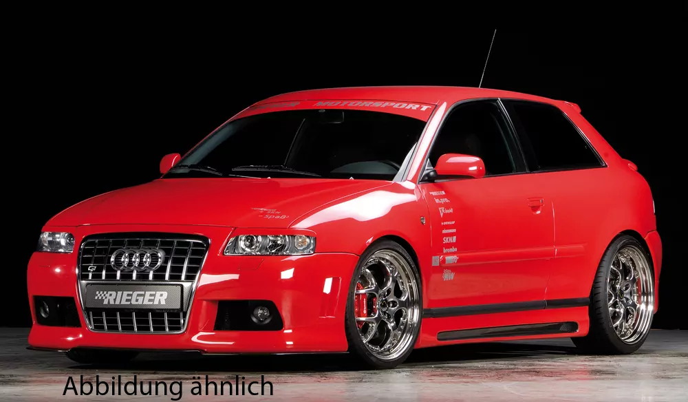 Rieger Spoilerstoßstange R-Frame für Audi A3 (8L) | 3-tür. 09.96-02.03 -> für original A6 Grill