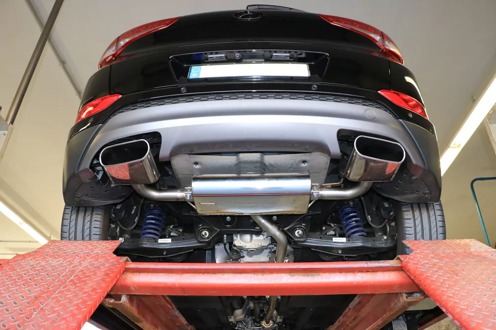 Hyundai Tucson TLE 4x2 & 4x4  Endschalldämpfer Ausgang rechts/links - 220x85 Typ 49 rechts/links