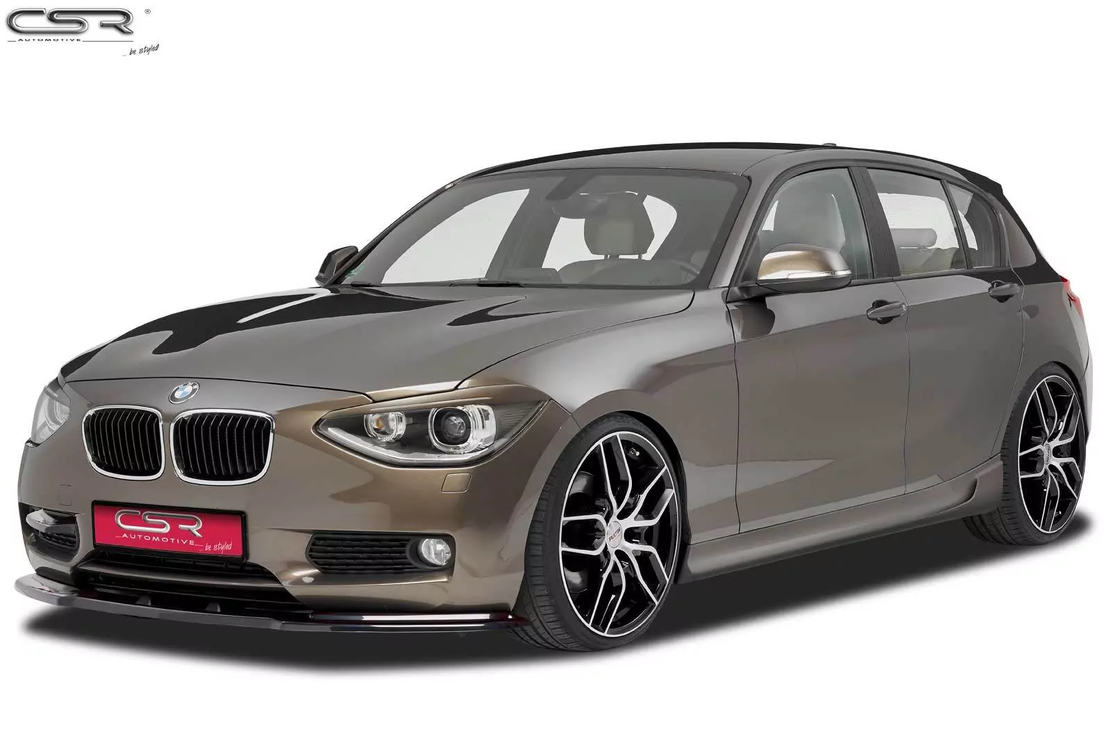 Cup-Spoilerlippe mit ABE für BMW 1er F20/F21 CSL199 Strukturiert (schwarz matt)