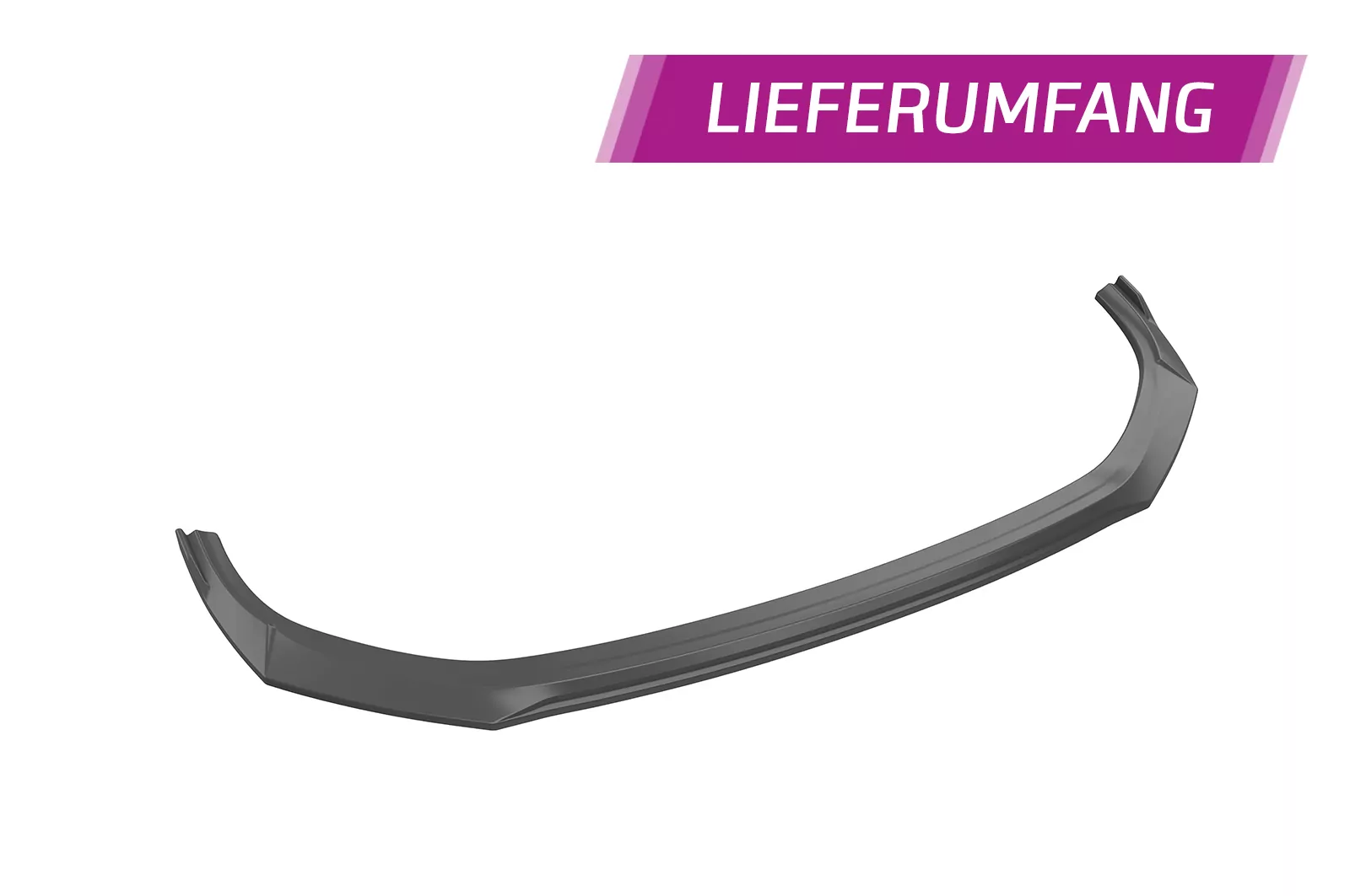 Cup-Spoilerlippe mit ABE für Hyundai I30 (PD) N / N-Line CSL763 Schwarz Strukturiert