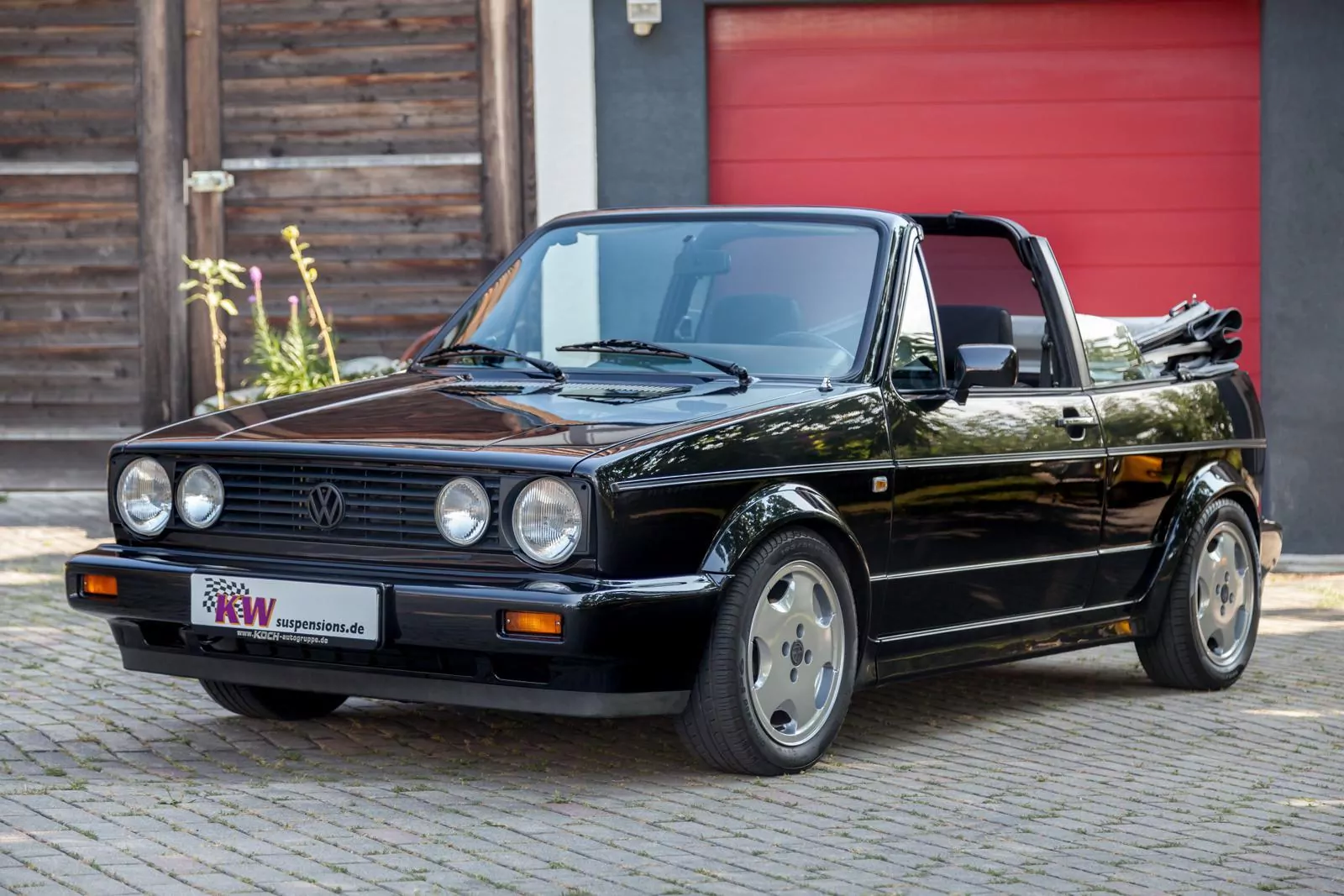 KW Gewindefahrwerk V1 inox VW GOLF I Cabriolet (155) 01/1979-08/1993